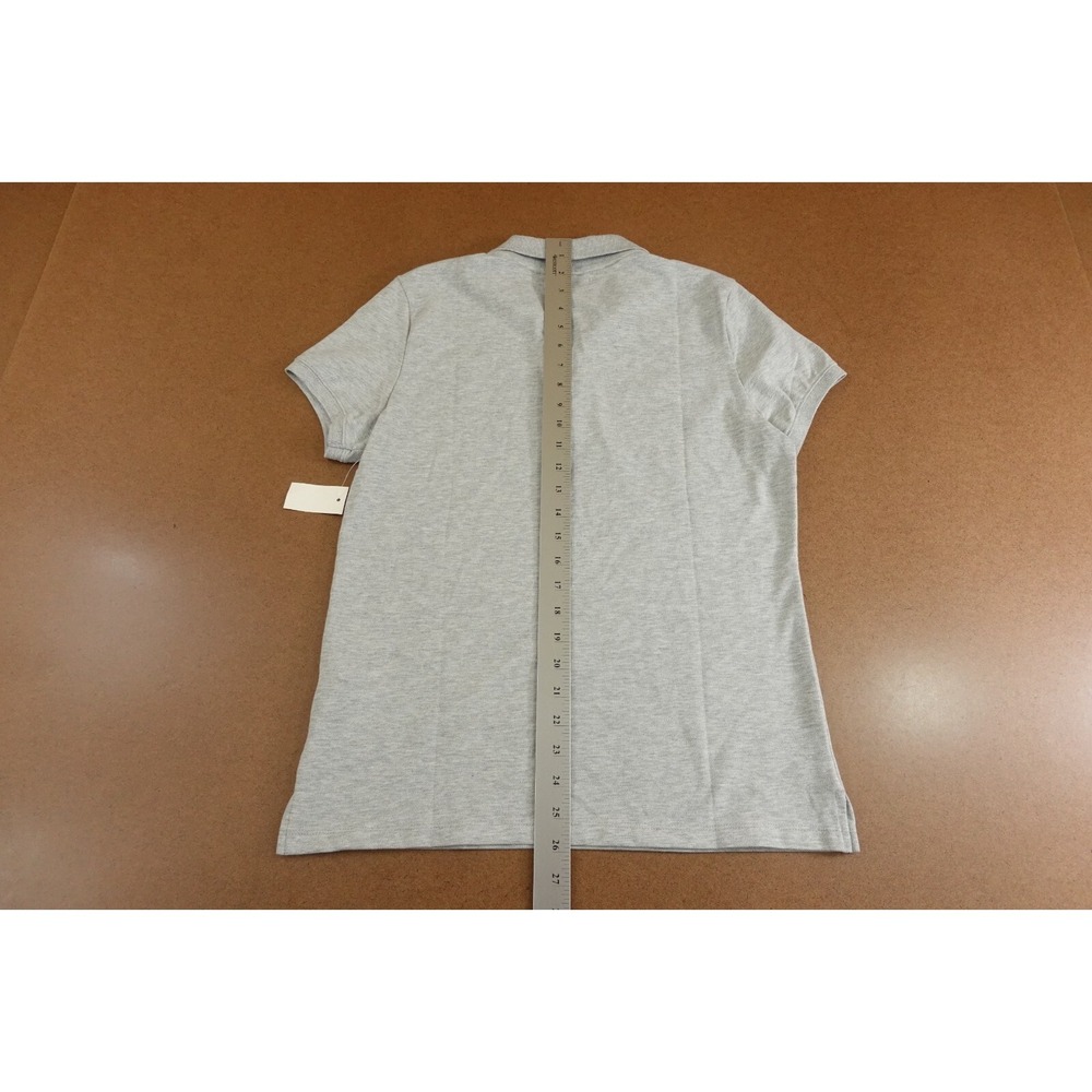 Aeropostale Womens Size XL Heather Gray Short Sleeve Uniform Pique Polo NWT - Picture 8 of 9